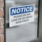 Signmission Please Do Not Lean On Or Cross Over Fence, 5 in W x Rectangle, Vinyl Decal OS-2PACK-NS-D-35-L-17391 - alternate 4